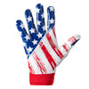 Shock Doctor Stars & Stripes Showtime Football Receiver Gloves - Inside of Glove - C-Tack Detail