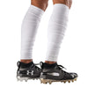 Shock Doctor Showtime Scrunch Leg Sleeves - White - Back View