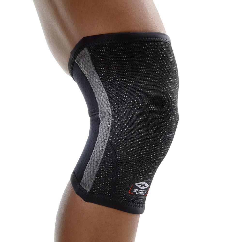 Shock Doctor HyperBlend™ Knee Brace with Patella Gel and Stays - On Model