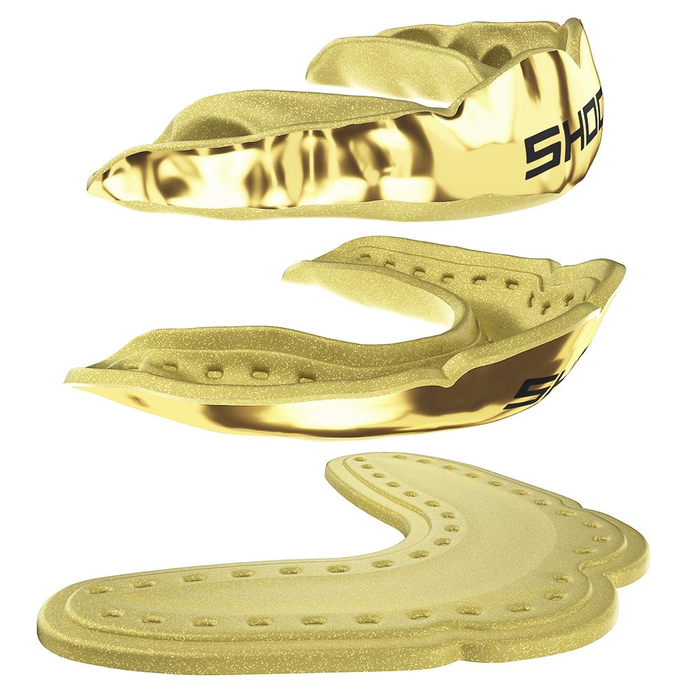 Shock Doctor Trash Talker Mouth Guard - Gold Chrome