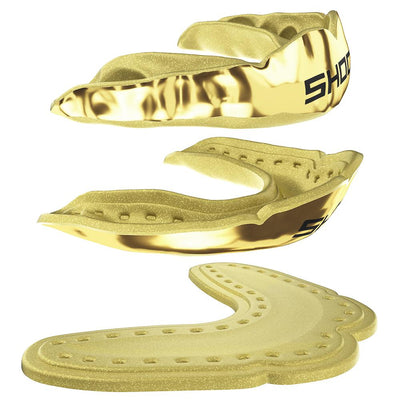 Shock Doctor MicroFit Gold Chrome Mouthguard - Molding Steps