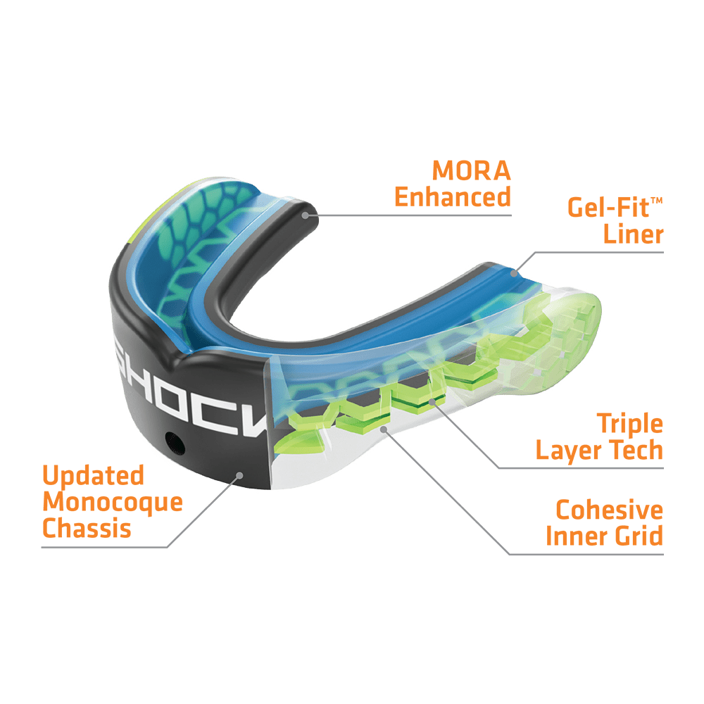 Shock Doctor Gel Max Power Mouthguard - Tech View