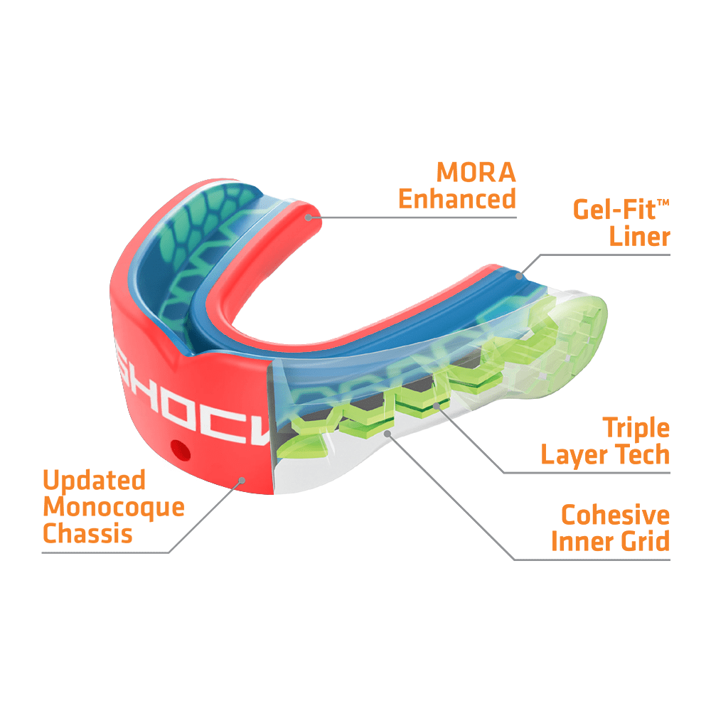 Shock Doctor Gel Max Power Mouthguard - Tech View