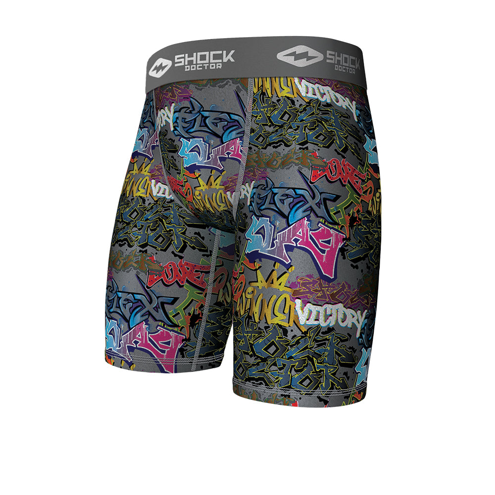 Shock Doctor Graffiti Core Compression Short with Cup Pocket
