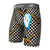 Teen Checker Core Compression Short with Protective Bio-Flex Athletic Cup - Front View