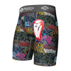 Youth-Boys Graffiti Core Compression Short with Protective Bio-Flex Athletic Cup - Front View