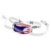 Shock Doctor Showtime Flag Limited Edition Chin Strap - Red/White/Blue - Hero
