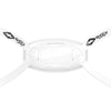 Shock Doctor Showtime Chin Strap Solid - White - Front View