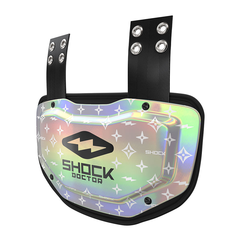 Shock Doctor Showtime Iridescent Lux Back Plate - Front View