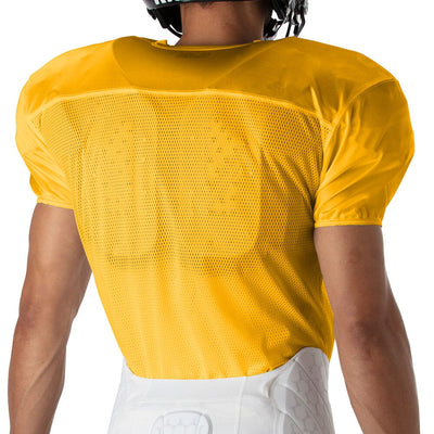 Shock Doctor Showtime Practice Jersey - Gold Yellow - Back View