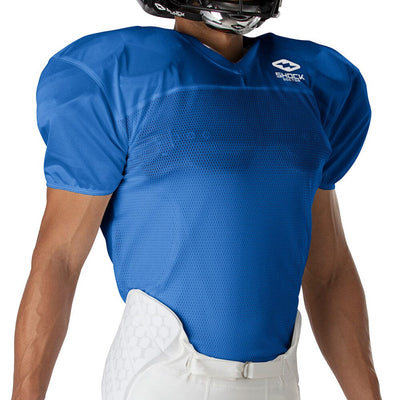 Shock Doctor Showtime Practice Jersey - Royal Blue - Detail Front View