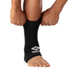 Shock Doctor Flex Ice Therapy Ankle Compression Sleeve - On Model - Sliding Compression Sleeve Over Ankle