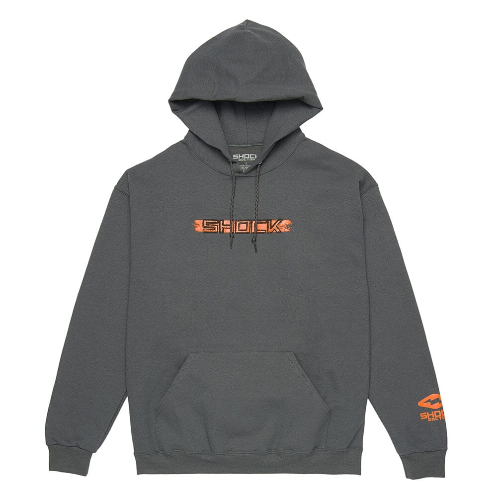 Shock Doctor Performance Heavyweight Hoodie - Grey - Front View
