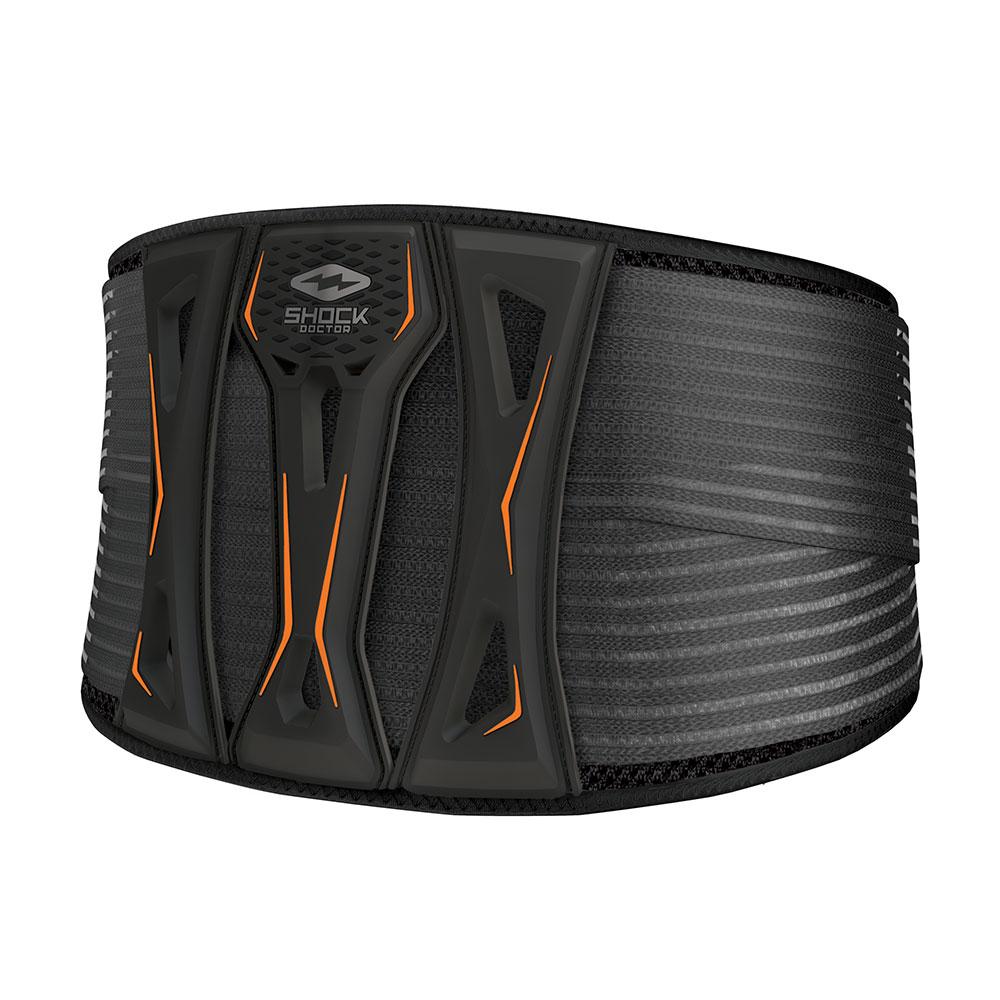 Shock Doctor Ultra Back Support Brace with Lumbar & Lower Back Pads - Front View Detail Shot