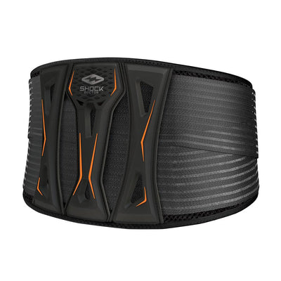 Shock Doctor Ultra Back Support Brace with Lumbar & Lower Back Pads - Front View Detail Shot