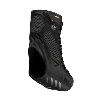 Shock Doctor Ultra Gel Lace Ankle Support - Black - Back Angle View