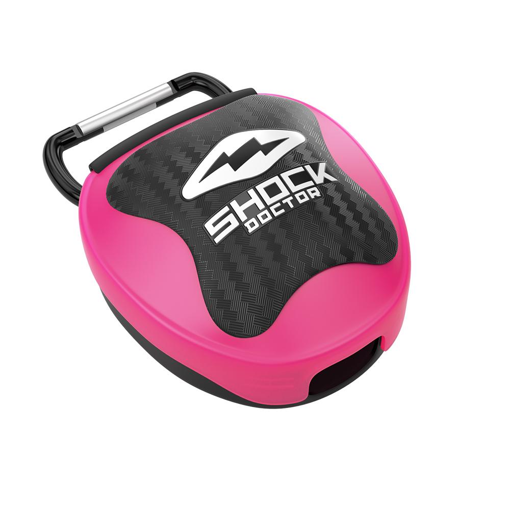 Shock Doctor Protective Mouthguard Case - Pink - Front View