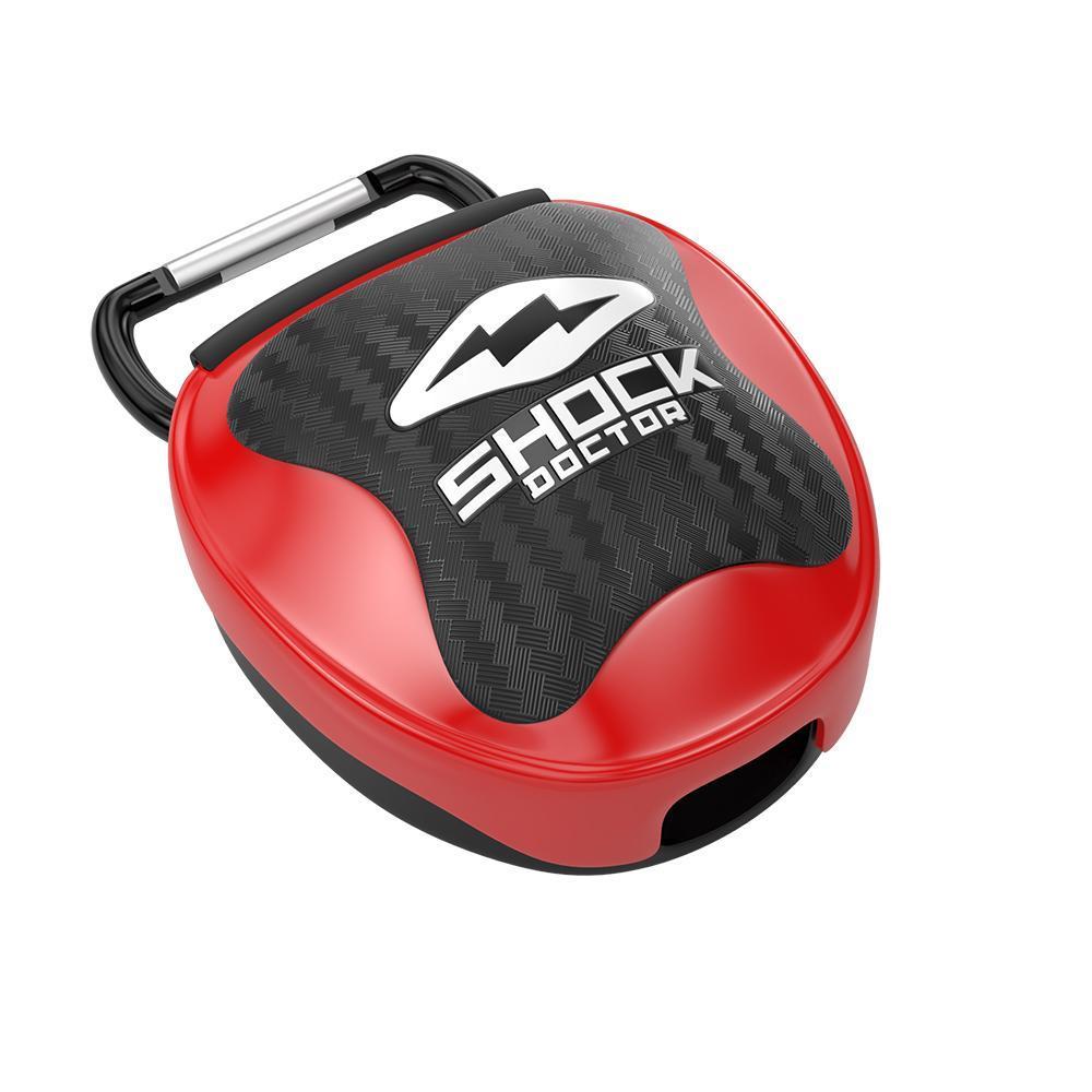 Shock Doctor Protective Mouthguard Case - Red - Front View