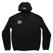 Shock Doctor Athletic Zip-Up Hoodie - Black - Front View