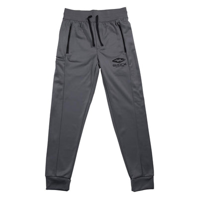 Shock Doctor Athletic Gray Jogger Pants - Front View