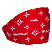 Shock Doctor SHOCK Repeat Red Head Band - Three Quarter View
