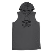 Shock Doctor Performance Sleeveless Hoodie - Grey - Front View