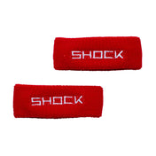 Shock Doctor Football Arm Bands - Red - Front View