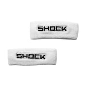 Shock Doctor Football Arm Bands - White - Front View