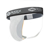 Shock Doctor Core Athletic Supporter-Jock w/ Cup Pocket - White/Grey - Front Angle