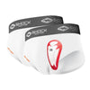 Shock Doctor Core 2-Pack Youth Brief w/ Bio-Flex Athletic Cup  - White