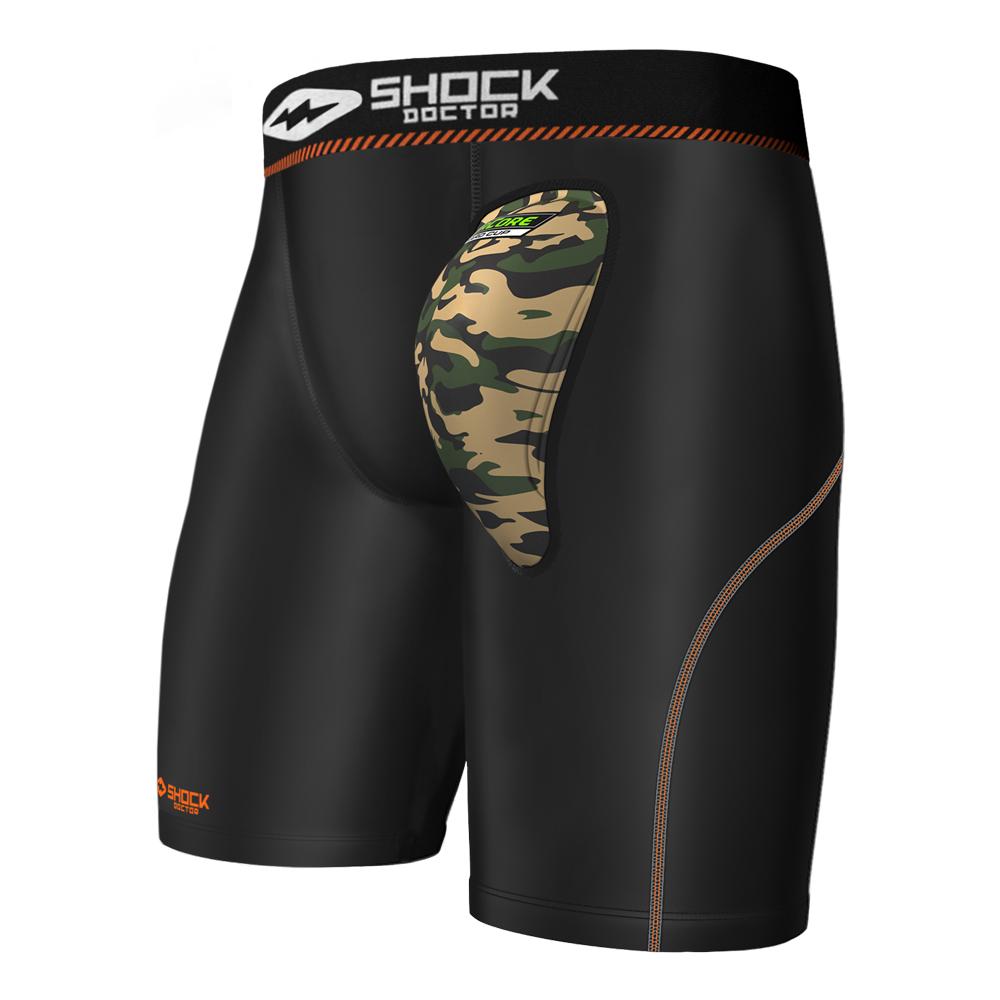 Compression Shorts with Cup Pocket. Supporter Underwear (Cup NOT Included).  Base