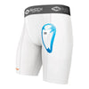 Shock Doctor Core Double Compression Short with Bio-Flex Cup - Teen Sizing