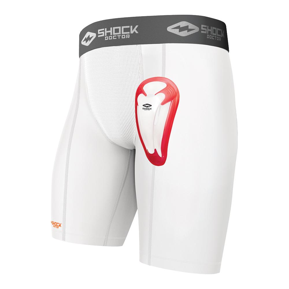 Core Double Compression Short with Bio-Flex Cup – Shock Doctor