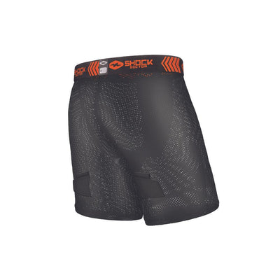 Shock Doctor Loose Hockey Short with BioFlex Cup - Back View