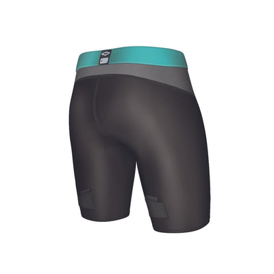 Women's Compression Hockey Short with Pelvic Protector - Back View