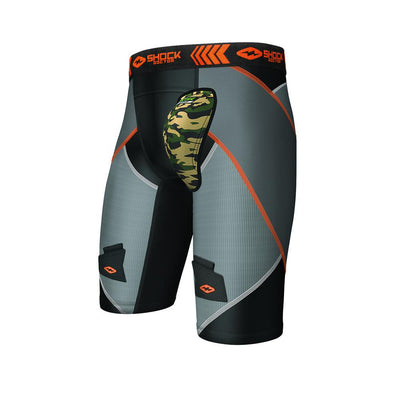 shock doctor compression shorts 598 INSERT CUP 5 PADDED MEN'S OR