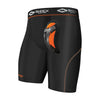 Shock Doctor Ultra Pro Compression Short w/Ultra Cup - Black - Front View