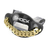 Chrome 3D Black Chain Max AirFlow Mouthguard - Front Angle View