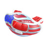 Shock Doctor Chrome 3D Stars & Stripes Max AirFlow Football Mouthguard - Front View