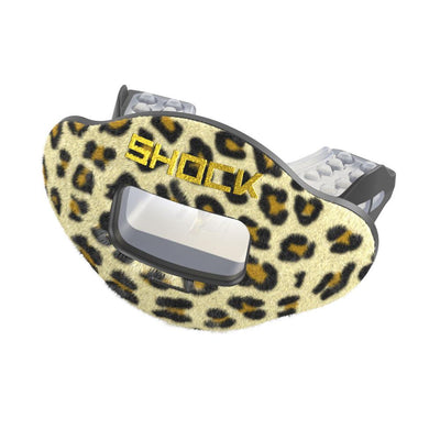 Leopard Fur Print MaxAirflow Lipguard + Mouthguard - Angled Detail Shot