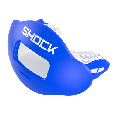 Shock Doctor Max AirFlow Football Mouthguard - Royal Blue - Front View