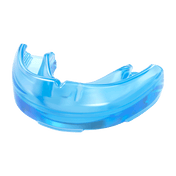 Shock Doctor Blue Braces Strapless Mouthguard for Youth and Adult Athletes - Front View