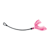 Shock Doctor Pink Braces Strapped Mouthguard for Youth and Adult Athletes - Side Angle