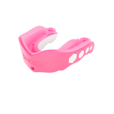 Shock Doctor Gel Max Flavor Fusion Mouthguard  - Bubble Gum Flavor  - Front Angle View