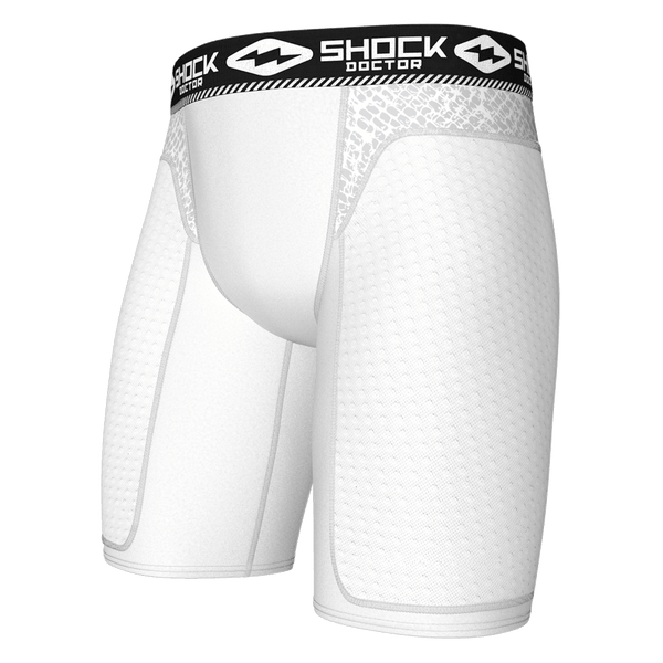 WOMEN'S CROSSOVER SLIDING SHORTS W/FOAM WHITE BASE COLOR