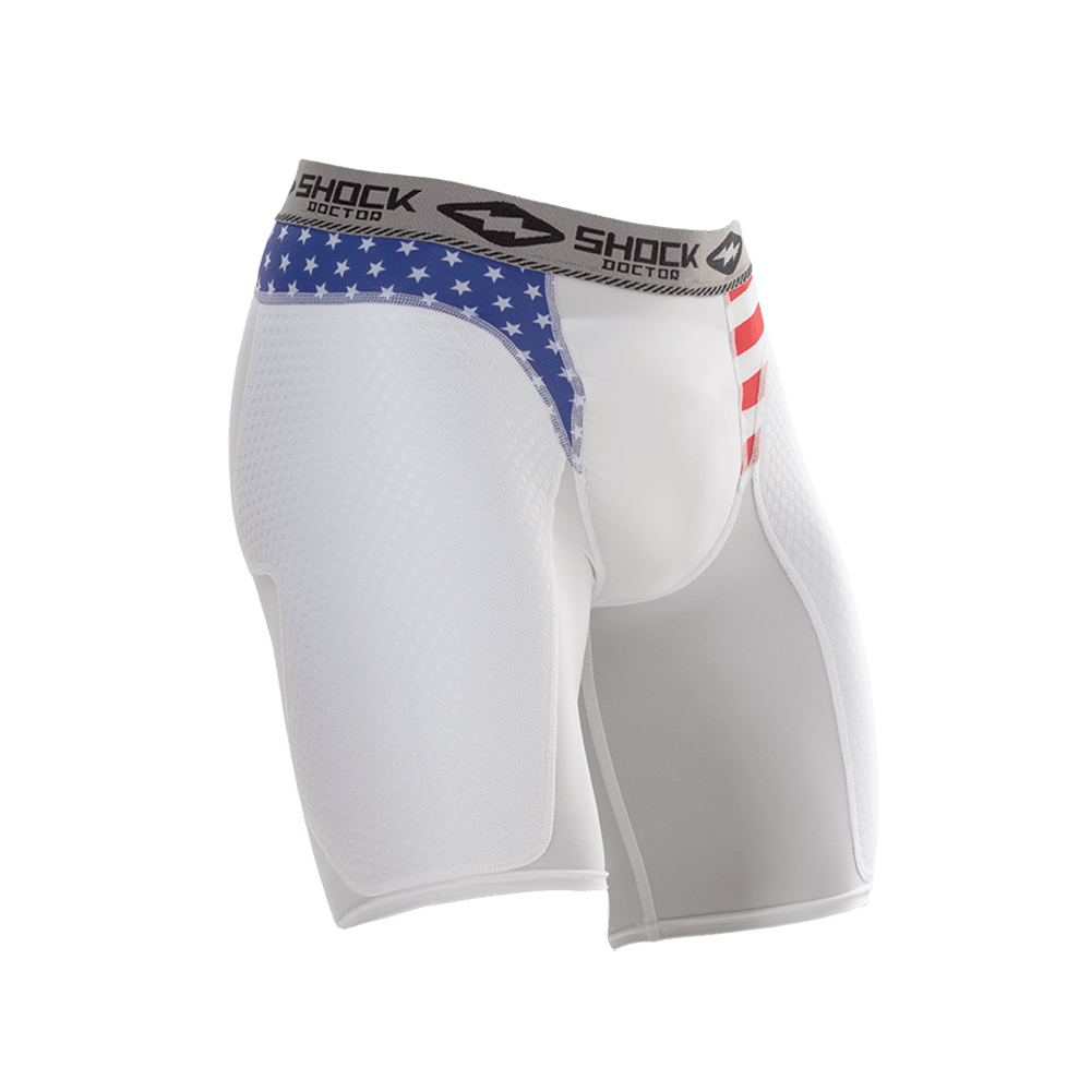 Core Compression Shorts w BioFlex Athletic Cup  Shock Doctor