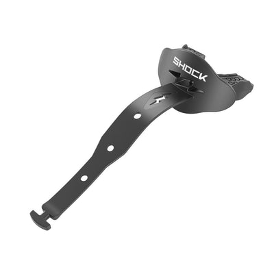 Shock Doctor Bolt Black Lip Guard/Mouthguard - Helmet Strap Attached