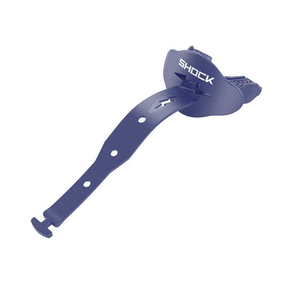 Shock Doctor Navy Bolt Lip Guard/Mouthguard - Helmet Strap Attached