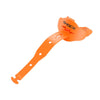 Shock Doctor Orange Bolt Lip Guard/Mouthguard - Helmet Strap Attached