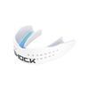 Shock Doctor Trash Talker Slim Fit White Mouthguard - Front Angle View